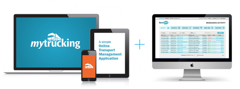 MyTrucking and Burst SMS integration