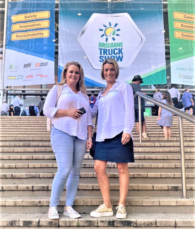 Nikola and Sara from MyTrucking at the Brisbane Truck show event