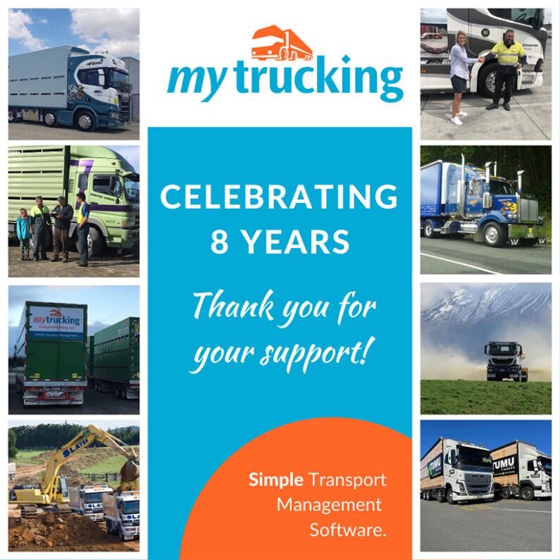 MyTrucking - celebrating 8 years