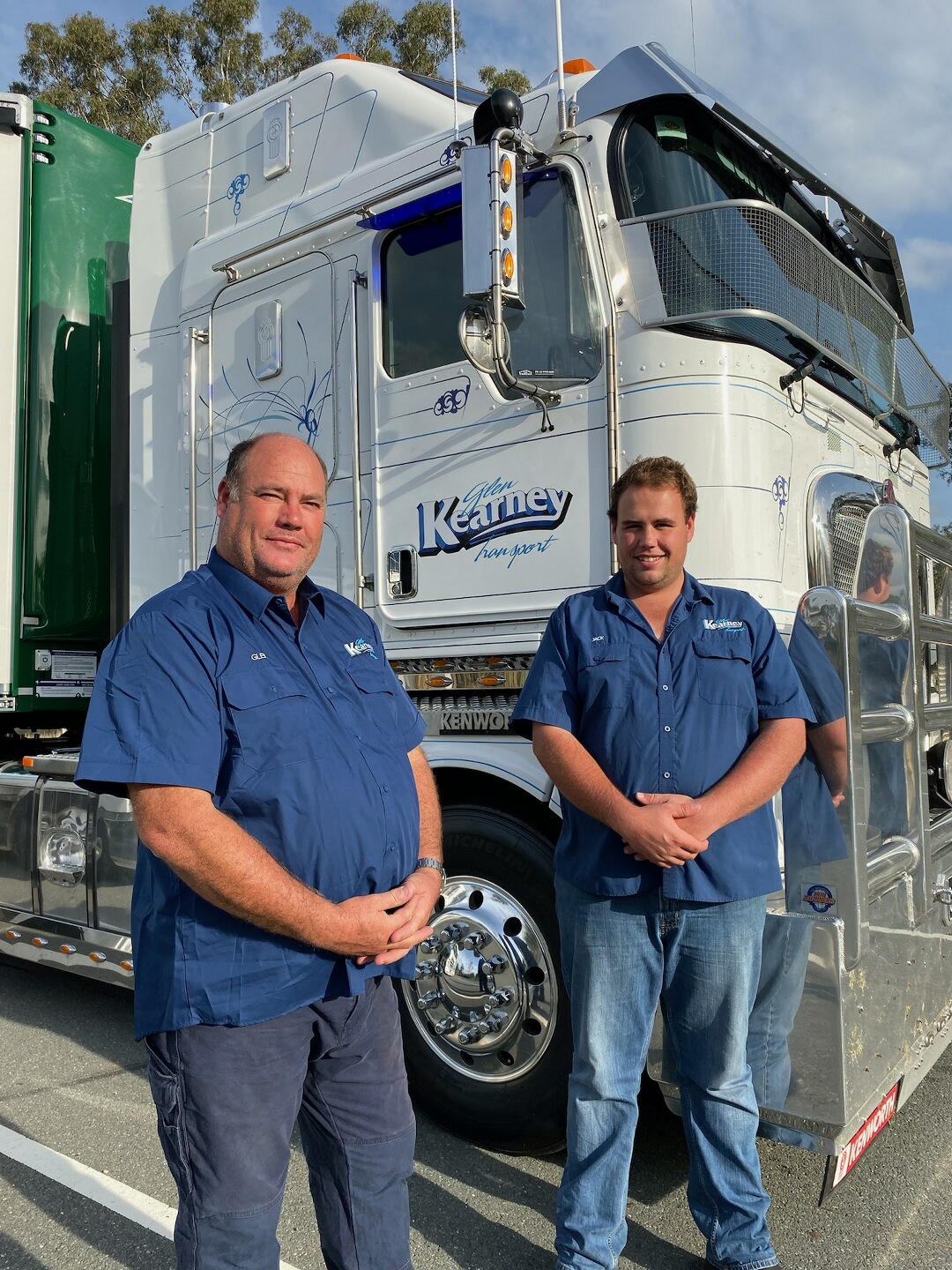 Glen and Jack Kearney of Glen Kearney Transport use MyTrucking to ensure everyone is on the same page
