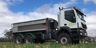 Dellavedova Fertilisers Spreading Truck